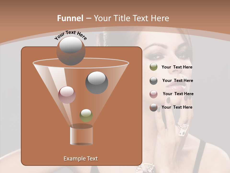 Sensuality Bright Beauty PowerPoint Template