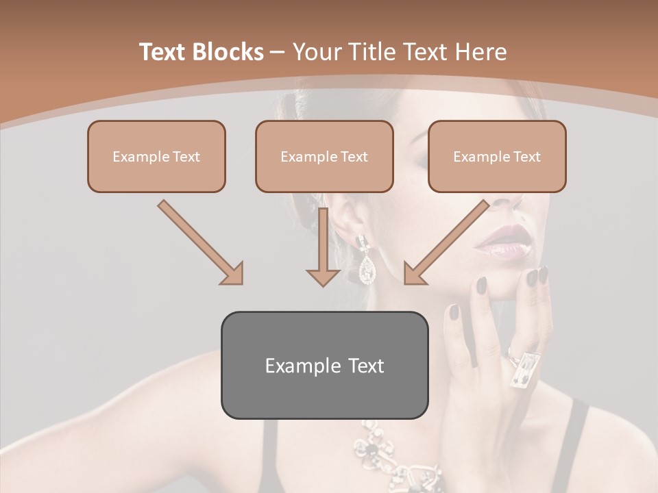 Sensuality Bright Beauty PowerPoint Template