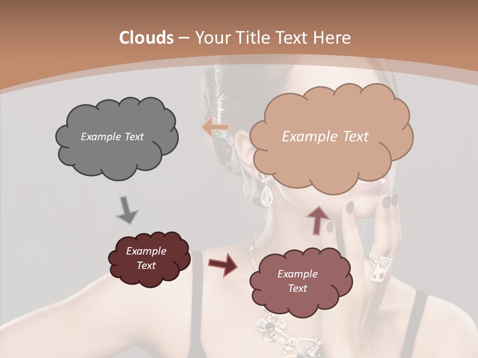 Sensuality Bright Beauty PowerPoint Template