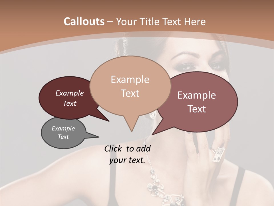 Sensuality Bright Beauty PowerPoint Template