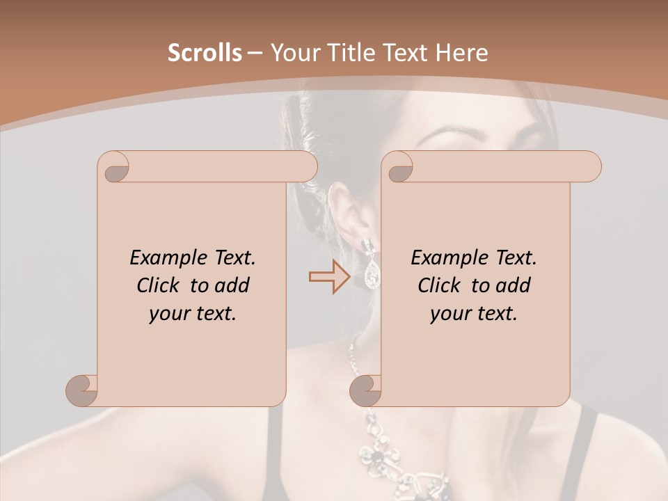 Sensuality Bright Beauty PowerPoint Template