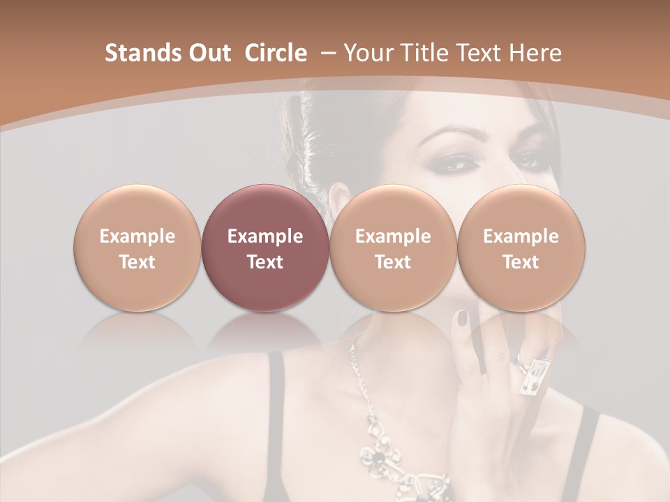 Sensuality Bright Beauty PowerPoint Template