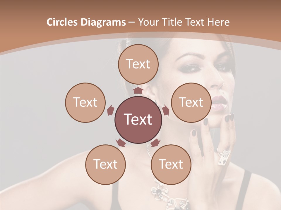 Sensuality Bright Beauty PowerPoint Template