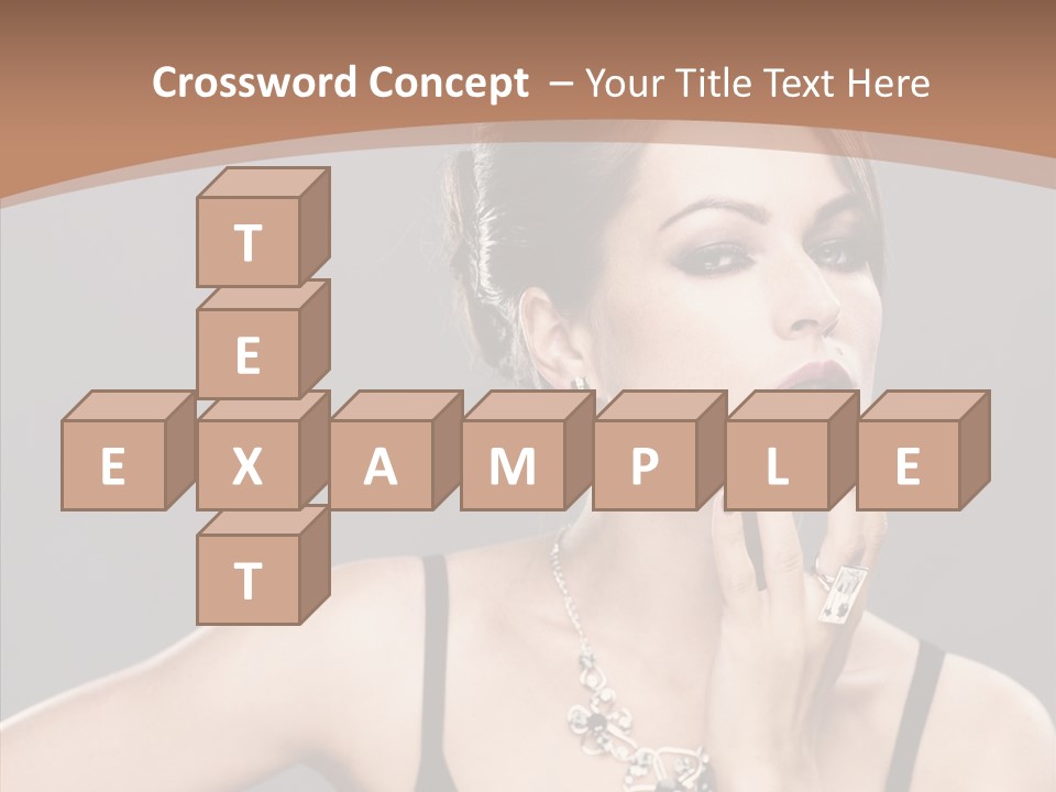 Sensuality Bright Beauty PowerPoint Template