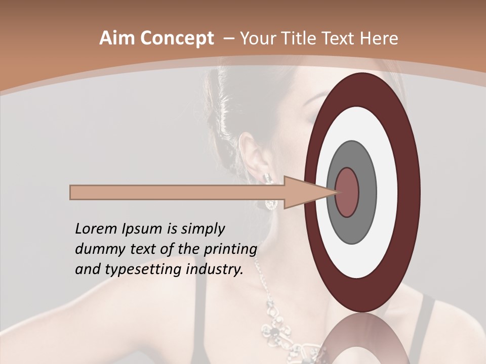 Sensuality Bright Beauty PowerPoint Template