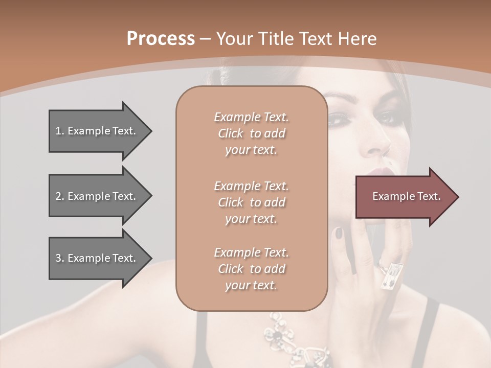 Sensuality Bright Beauty PowerPoint Template