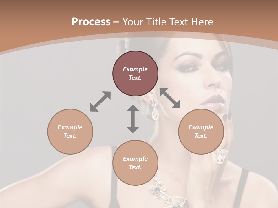 Sensuality Bright Beauty PowerPoint Template