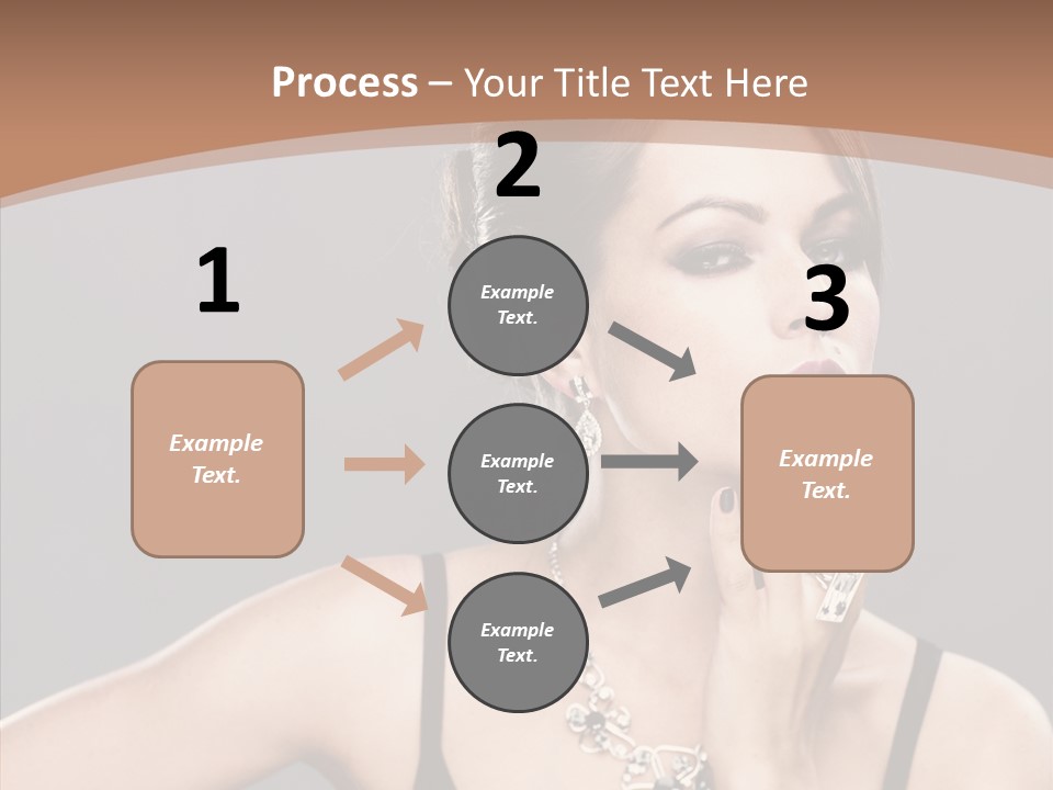 Sensuality Bright Beauty PowerPoint Template