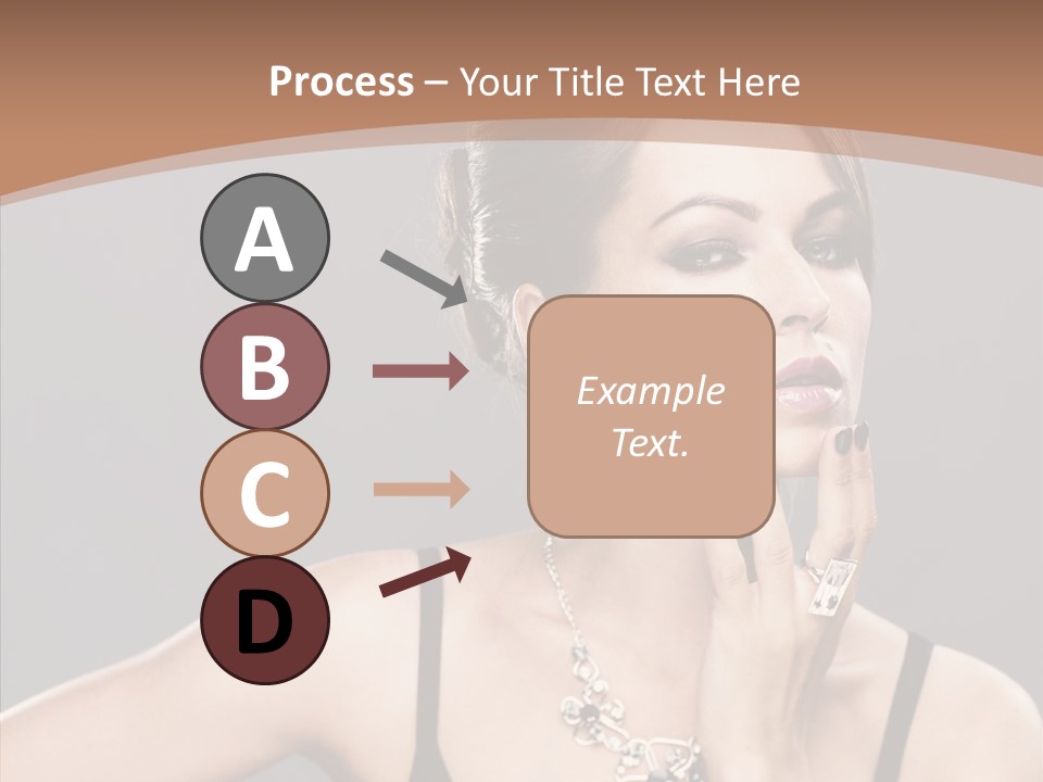 Sensuality Bright Beauty PowerPoint Template