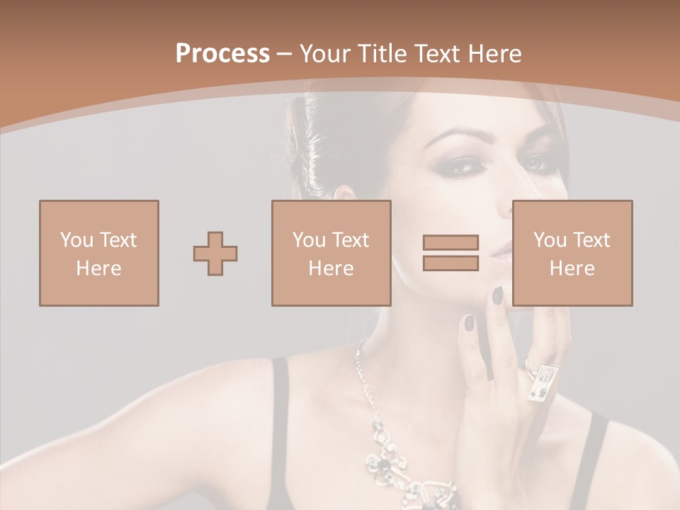 Sensuality Bright Beauty PowerPoint Template