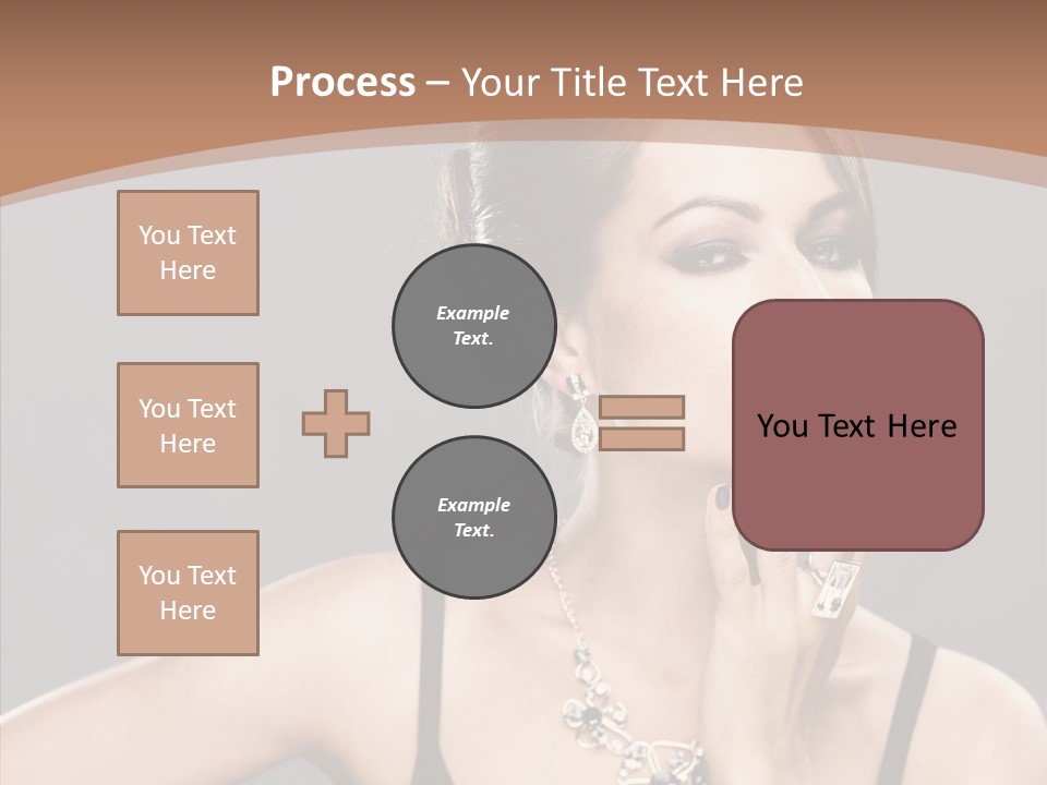 Sensuality Bright Beauty PowerPoint Template