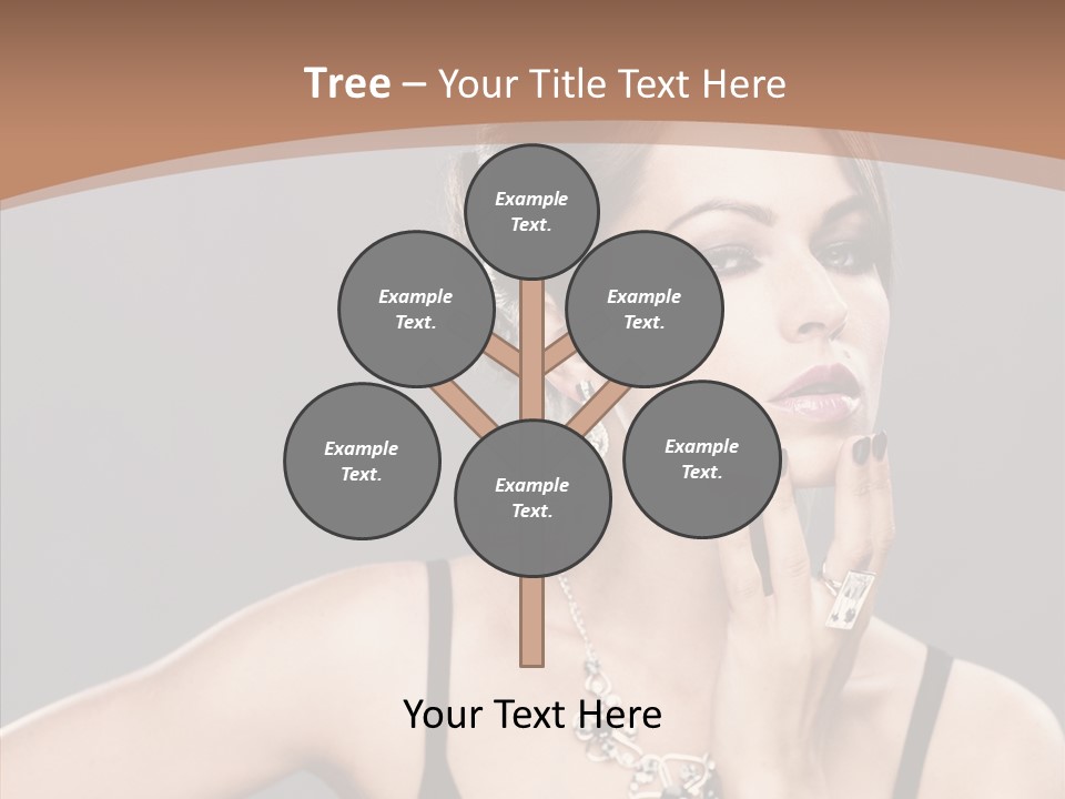 Sensuality Bright Beauty PowerPoint Template