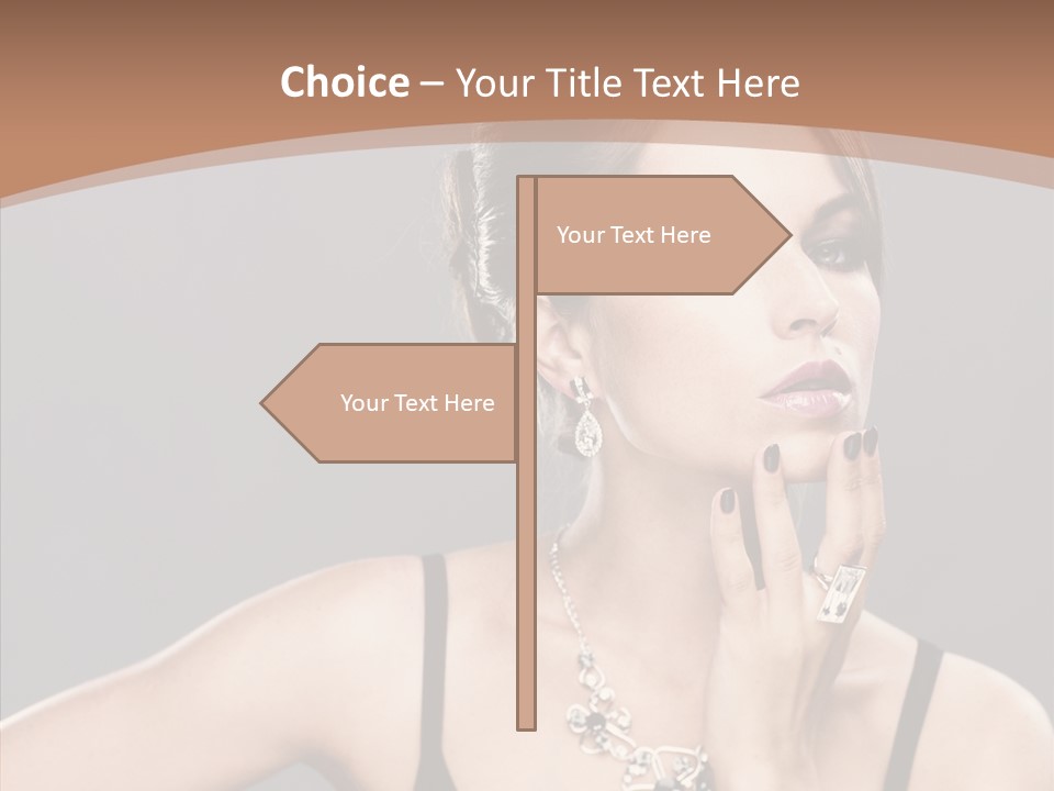 Sensuality Bright Beauty PowerPoint Template