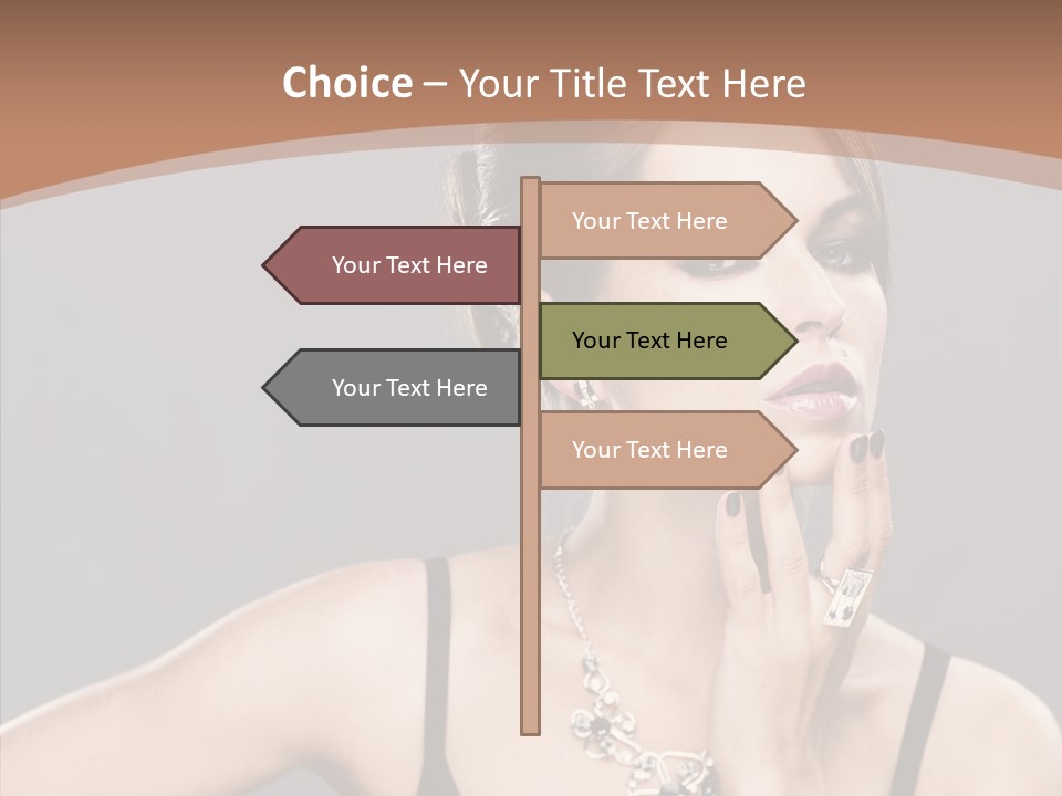 Sensuality Bright Beauty PowerPoint Template