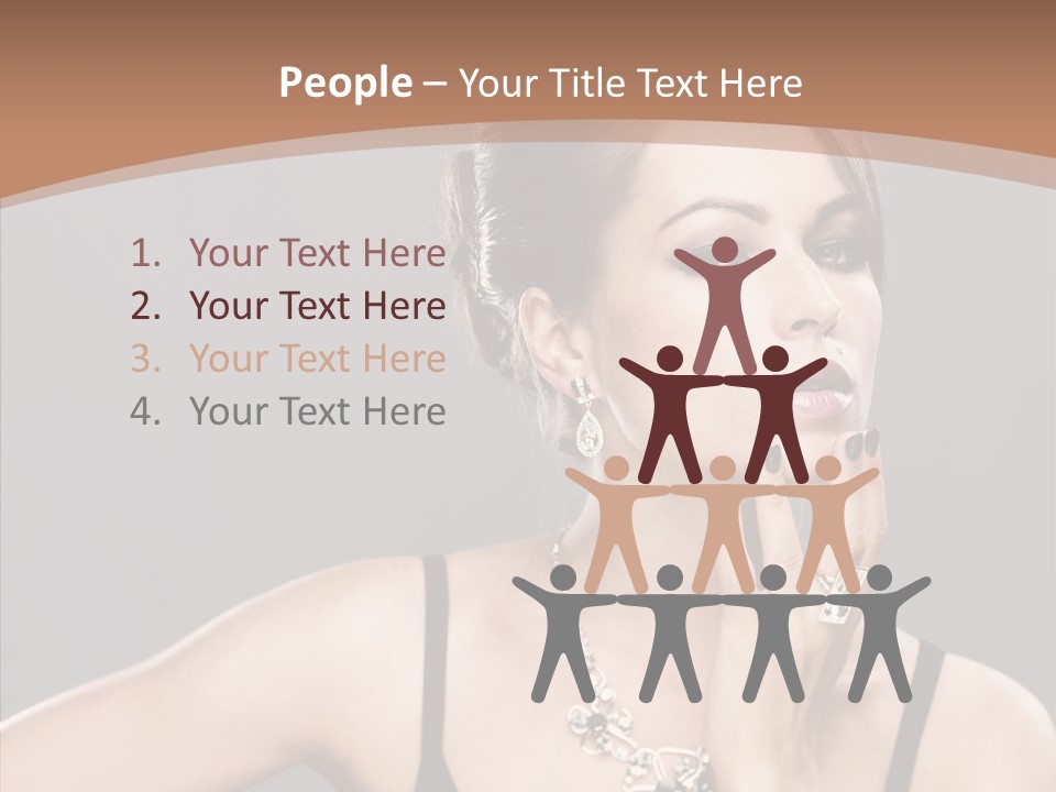 Sensuality Bright Beauty PowerPoint Template