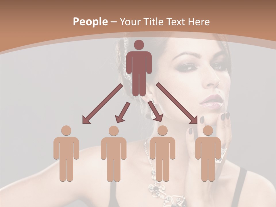 Sensuality Bright Beauty PowerPoint Template