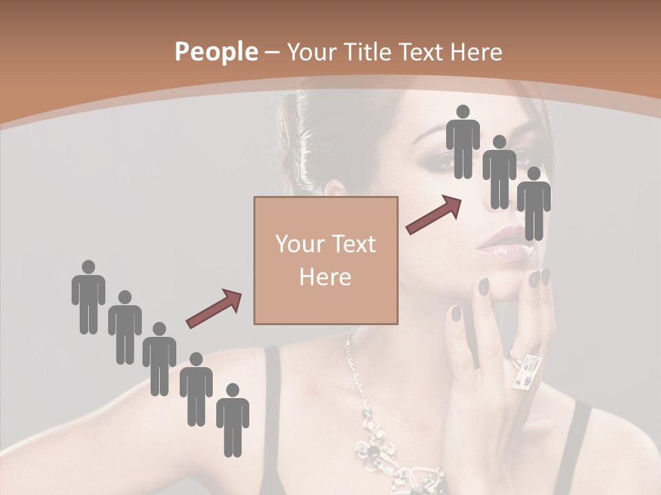 Sensuality Bright Beauty PowerPoint Template