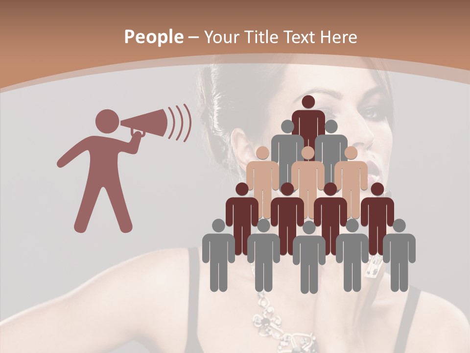 Sensuality Bright Beauty PowerPoint Template