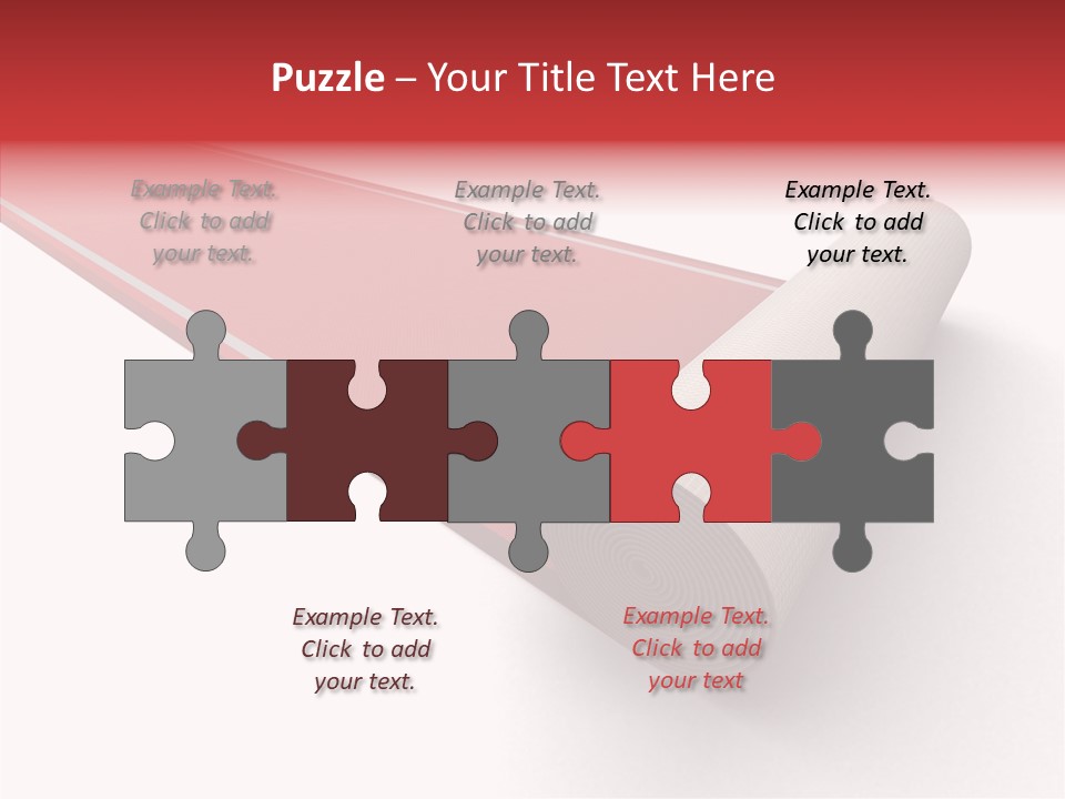 Unwrap Celebration Unroll PowerPoint Template