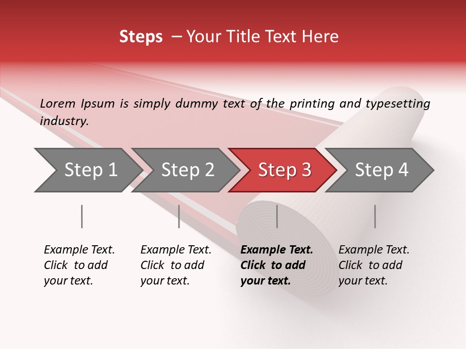 Unwrap Celebration Unroll PowerPoint Template