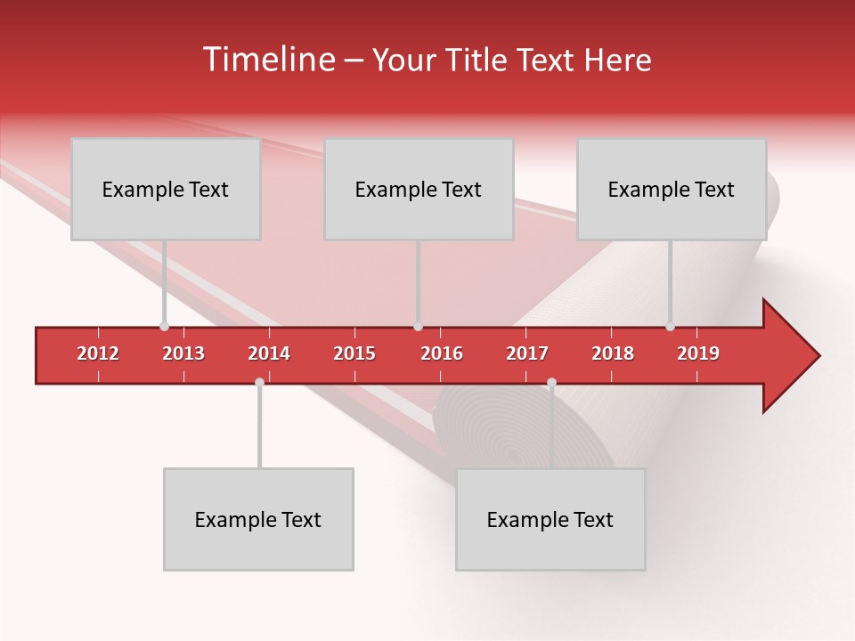 Unwrap Celebration Unroll PowerPoint Template