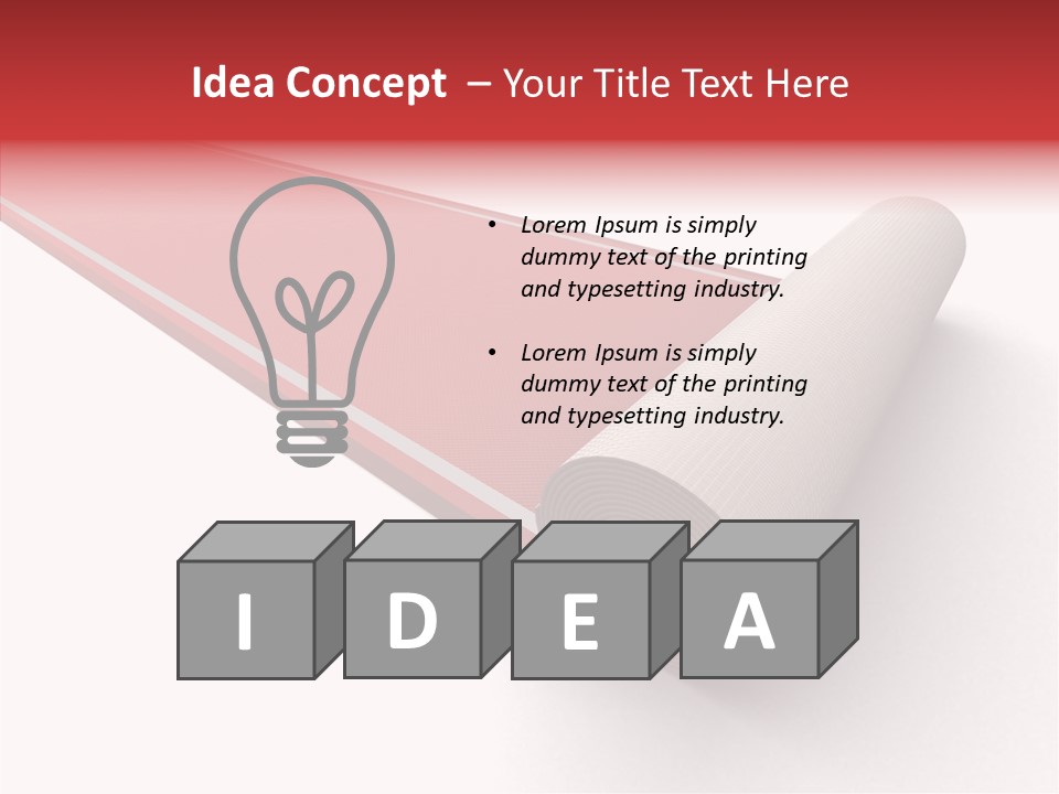 Unwrap Celebration Unroll PowerPoint Template