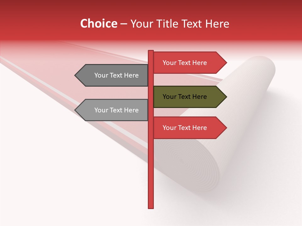 Unwrap Celebration Unroll PowerPoint Template