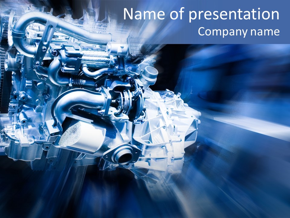 Fuel Technology Glimmer PowerPoint Template