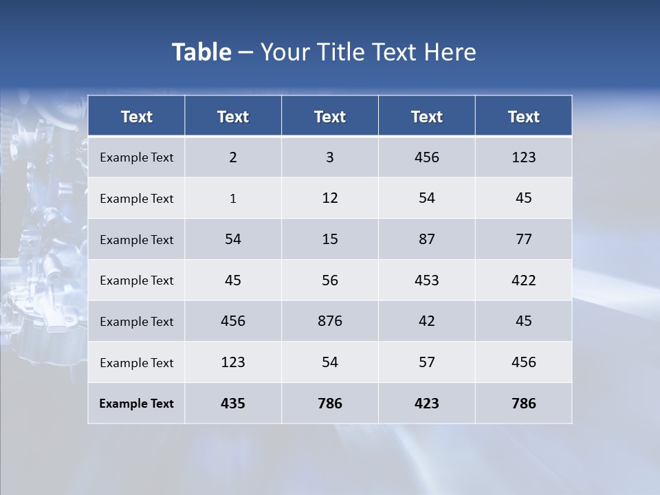 Fuel Technology Glimmer PowerPoint Template
