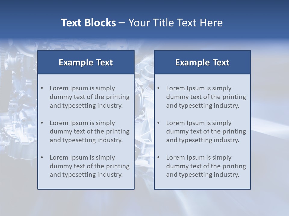 Fuel Technology Glimmer PowerPoint Template