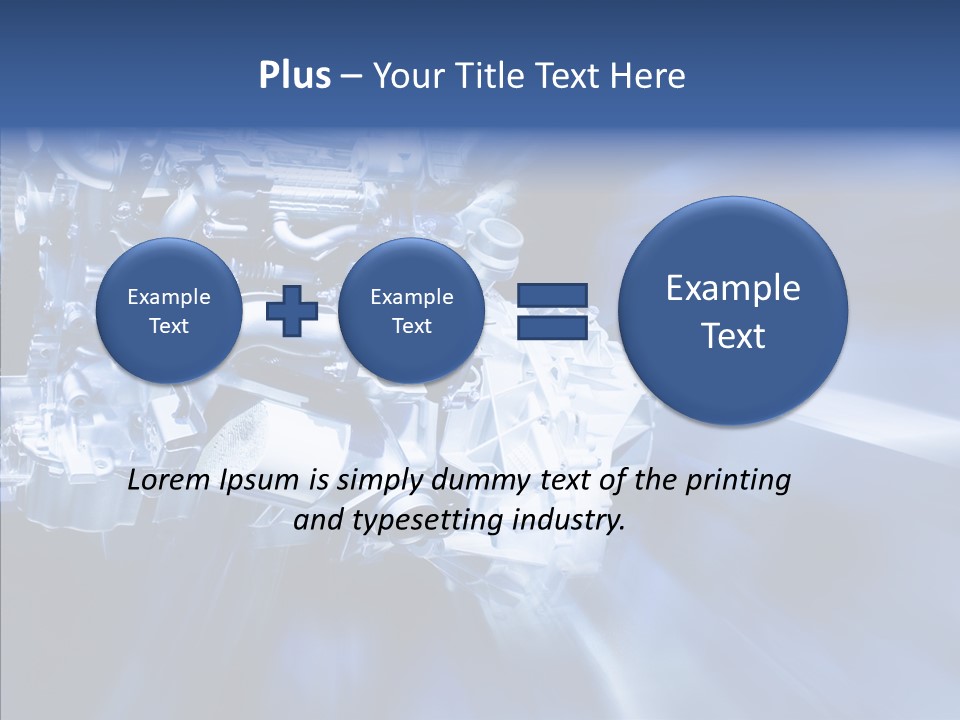 Fuel Technology Glimmer PowerPoint Template