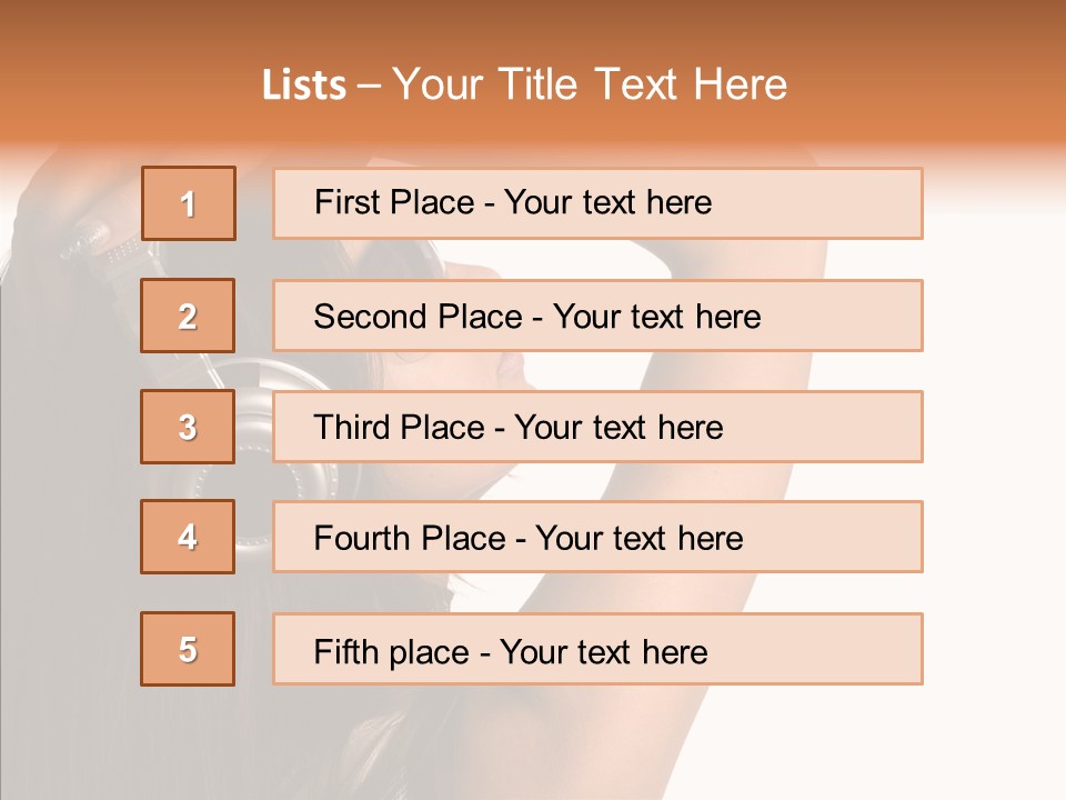 Equipment Women Females PowerPoint Template