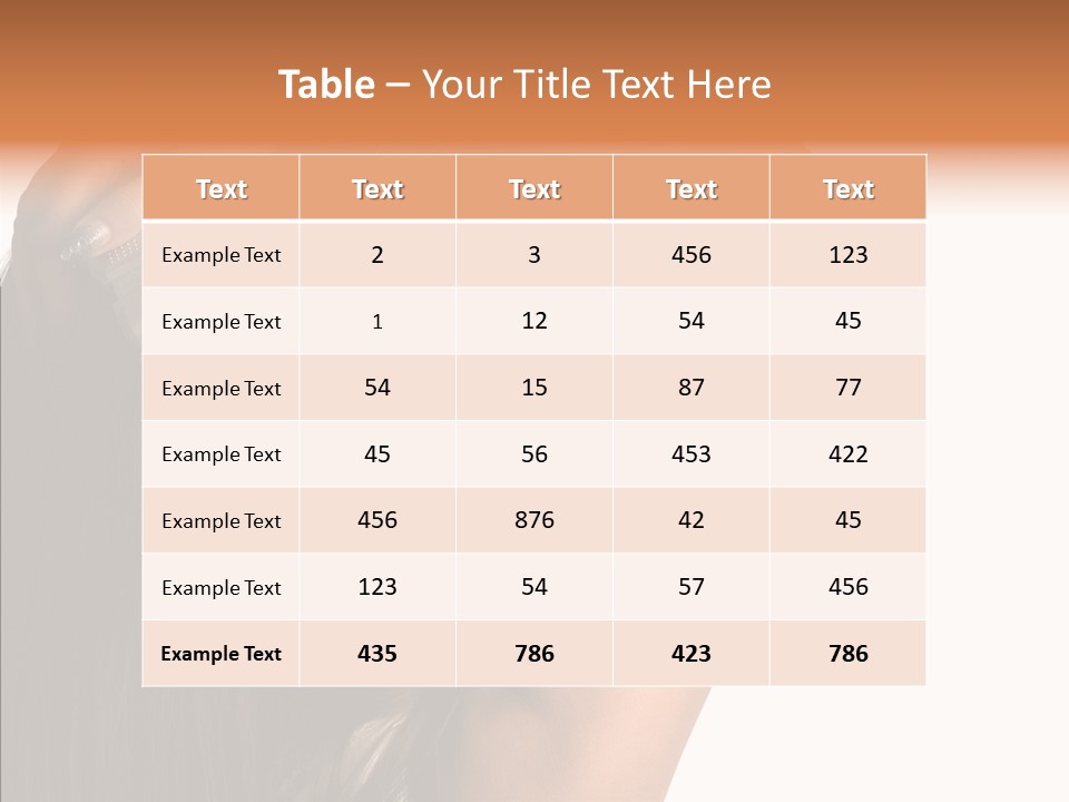Equipment Women Females PowerPoint Template