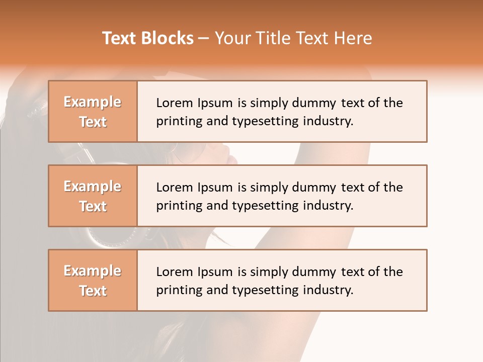 Equipment Women Females PowerPoint Template