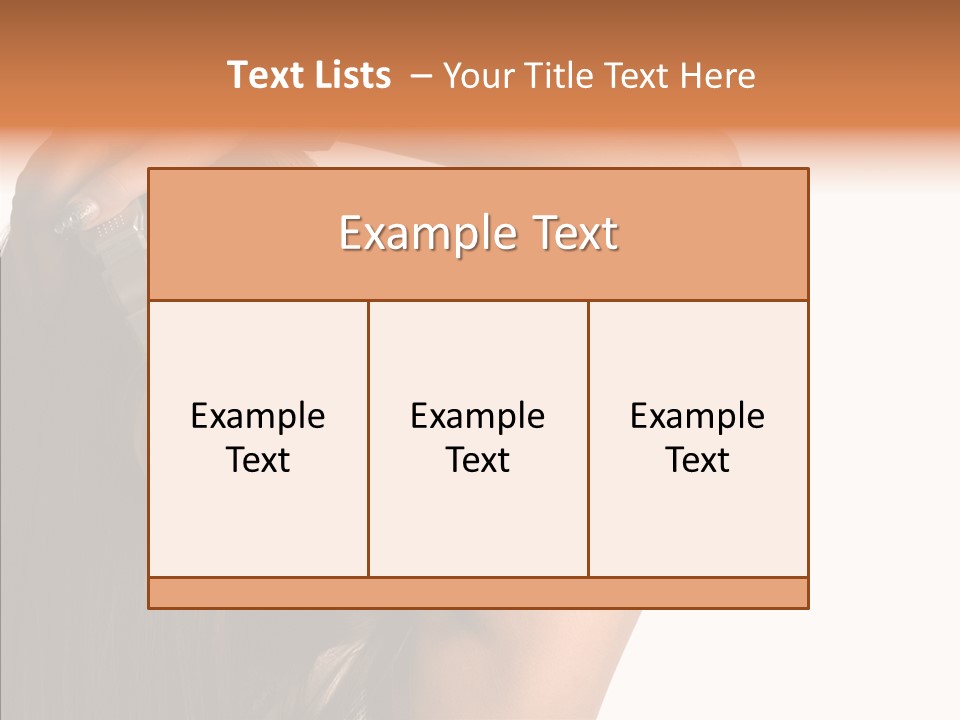 Equipment Women Females PowerPoint Template