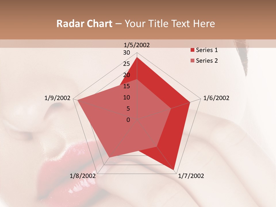 Portrait Hand Girl PowerPoint Template