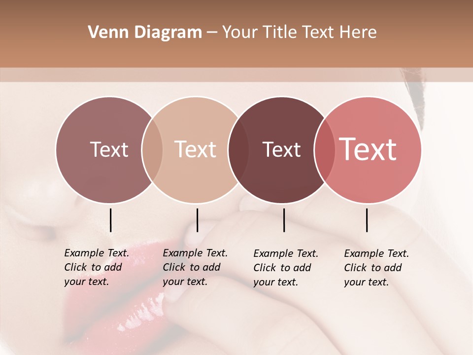 Portrait Hand Girl PowerPoint Template