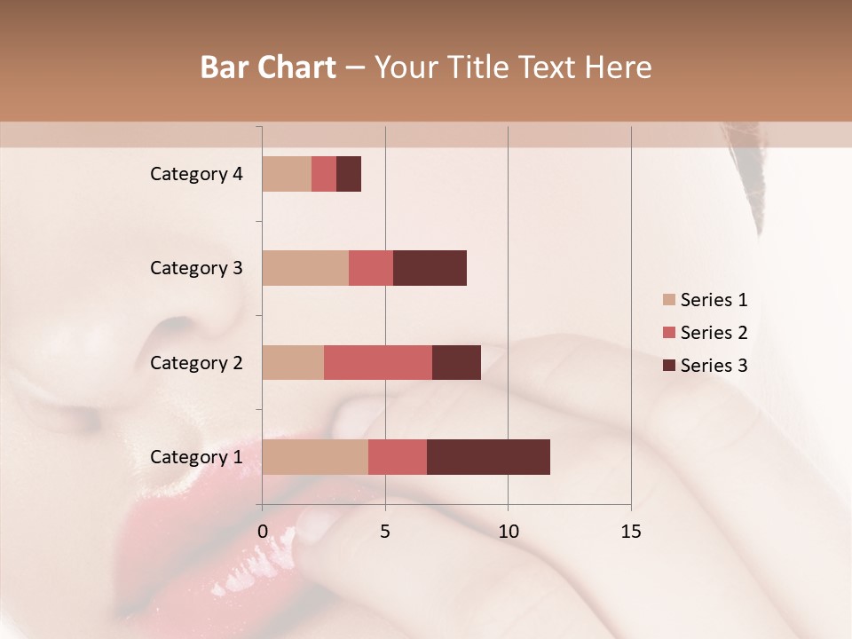 Portrait Hand Girl PowerPoint Template