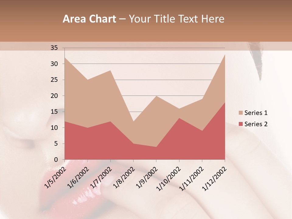 Portrait Hand Girl PowerPoint Template