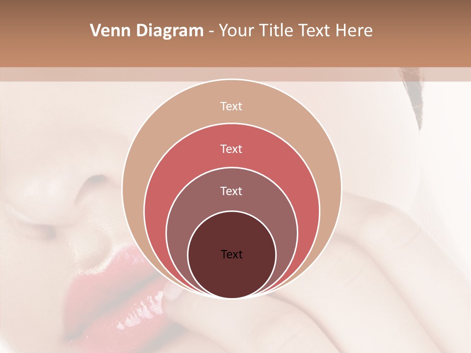 Portrait Hand Girl PowerPoint Template