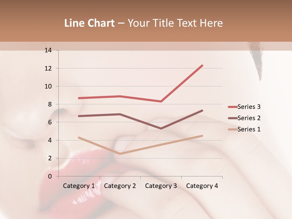 Portrait Hand Girl PowerPoint Template