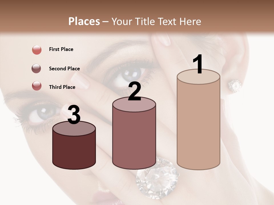 Fingers Makeup Gorgeous PowerPoint Template