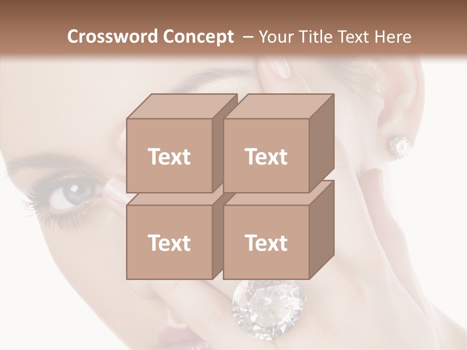 Fingers Makeup Gorgeous PowerPoint Template