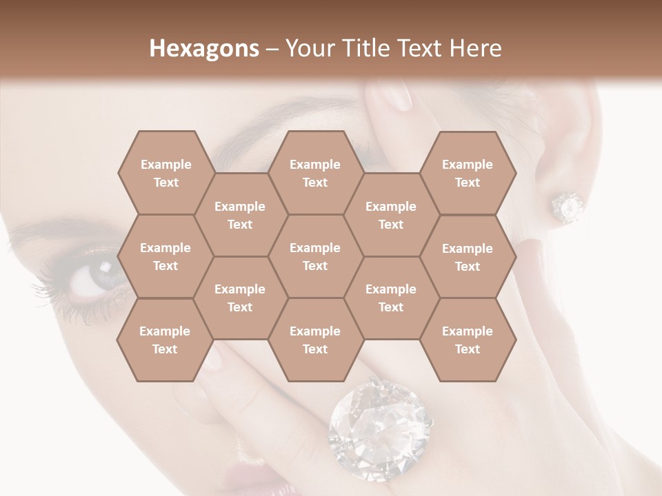 Fingers Makeup Gorgeous PowerPoint Template
