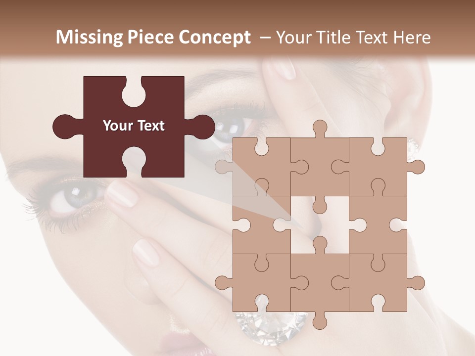 Fingers Makeup Gorgeous PowerPoint Template