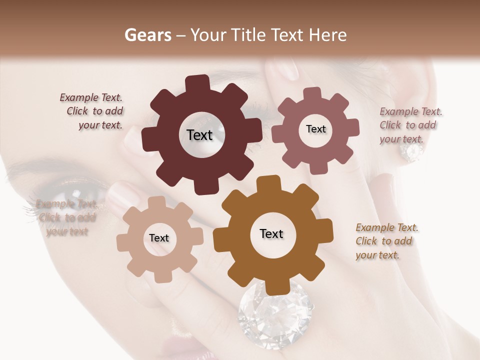 Fingers Makeup Gorgeous PowerPoint Template