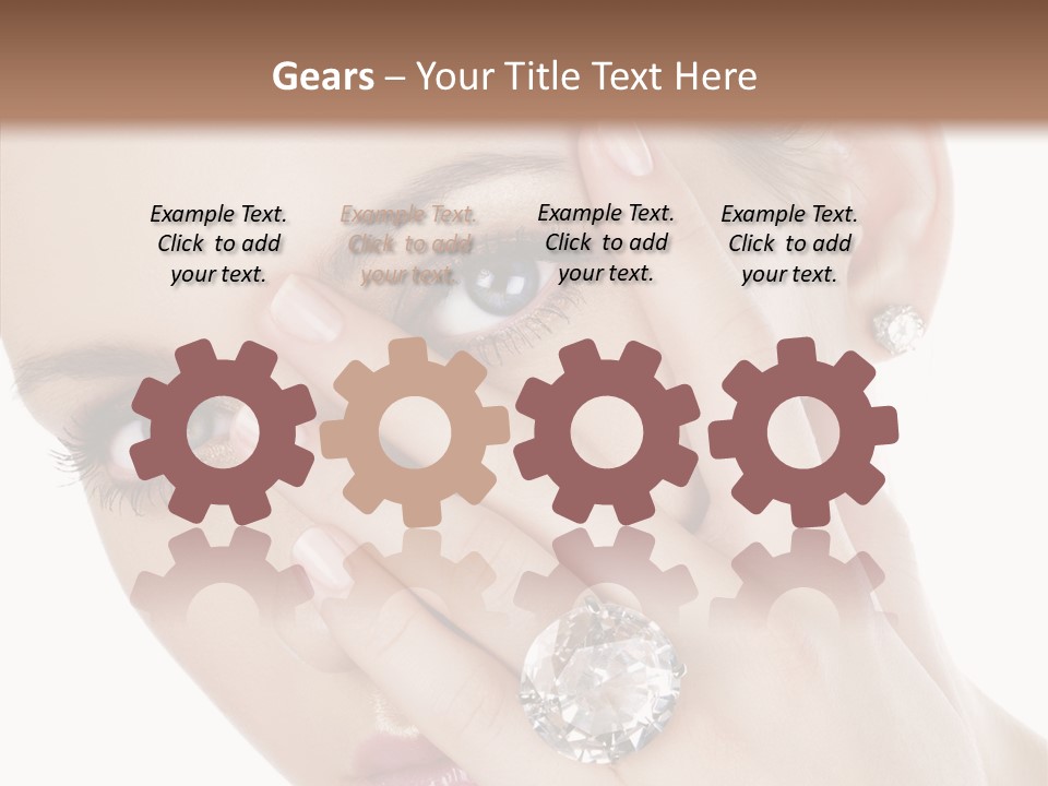 Fingers Makeup Gorgeous PowerPoint Template