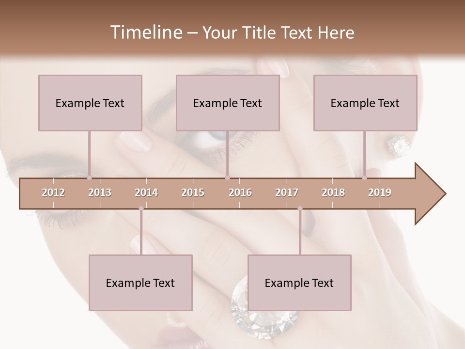 Fingers Makeup Gorgeous PowerPoint Template