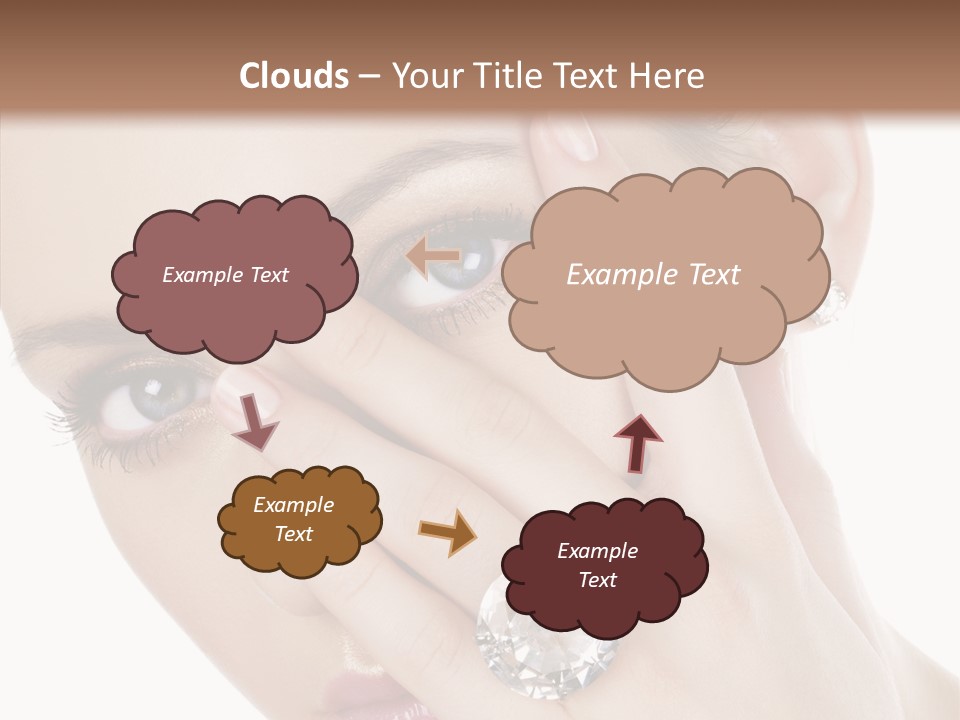 Fingers Makeup Gorgeous PowerPoint Template