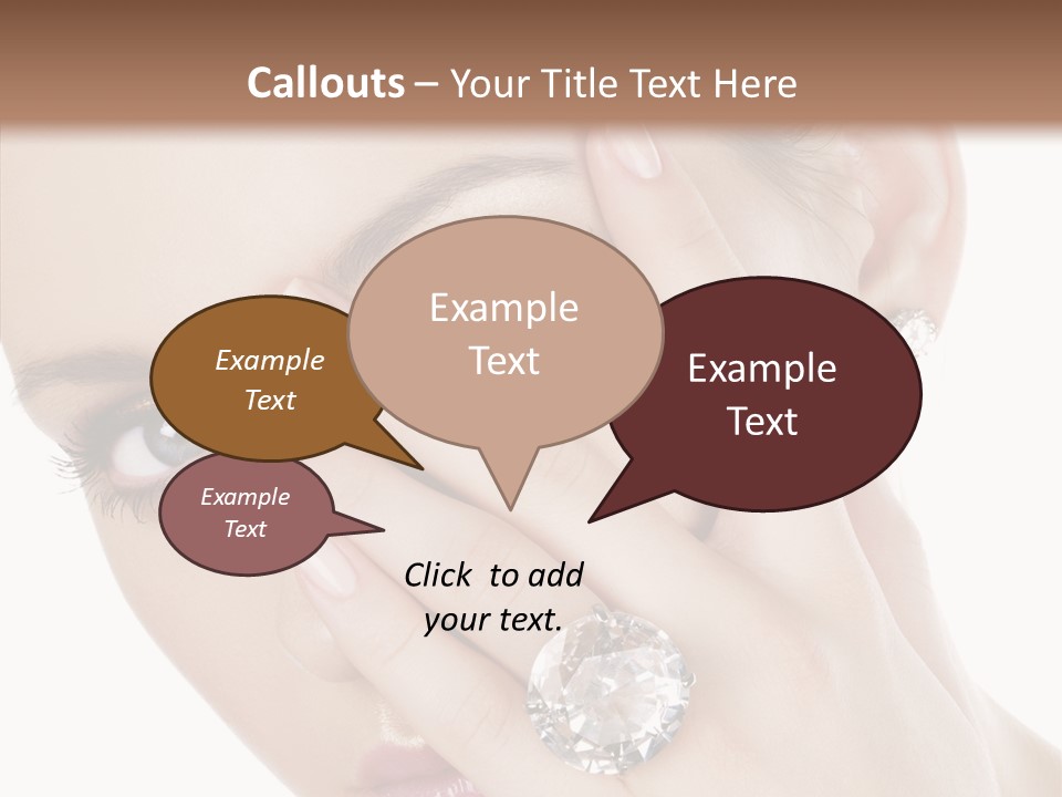 Fingers Makeup Gorgeous PowerPoint Template